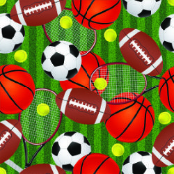 PAPIER D'EMBALLAGE BALLES DE SPORT